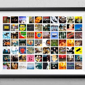 Britpop, Musica, Poster, Arte murale, Stampa, Montaggio x70