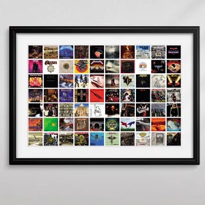 Poster di musica rock, arte murale, album x70 più grandi
