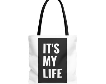 Music / Song / Lyric / Slogan Tote Bag (AOP)