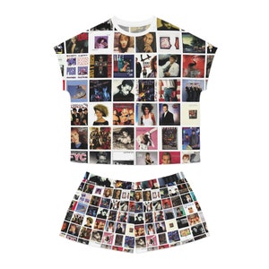1980&#39;s Music Women&#39;s Short Pyjama Set