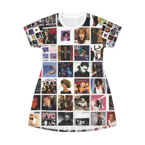 1980's Music T-Shirt Dress