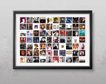 Impresión de póster musical de los 80 / Arte mural musical de los 80 / Regalo para amantes de la música de los 80 / Impresión musical retro / Merchandising de los 80
