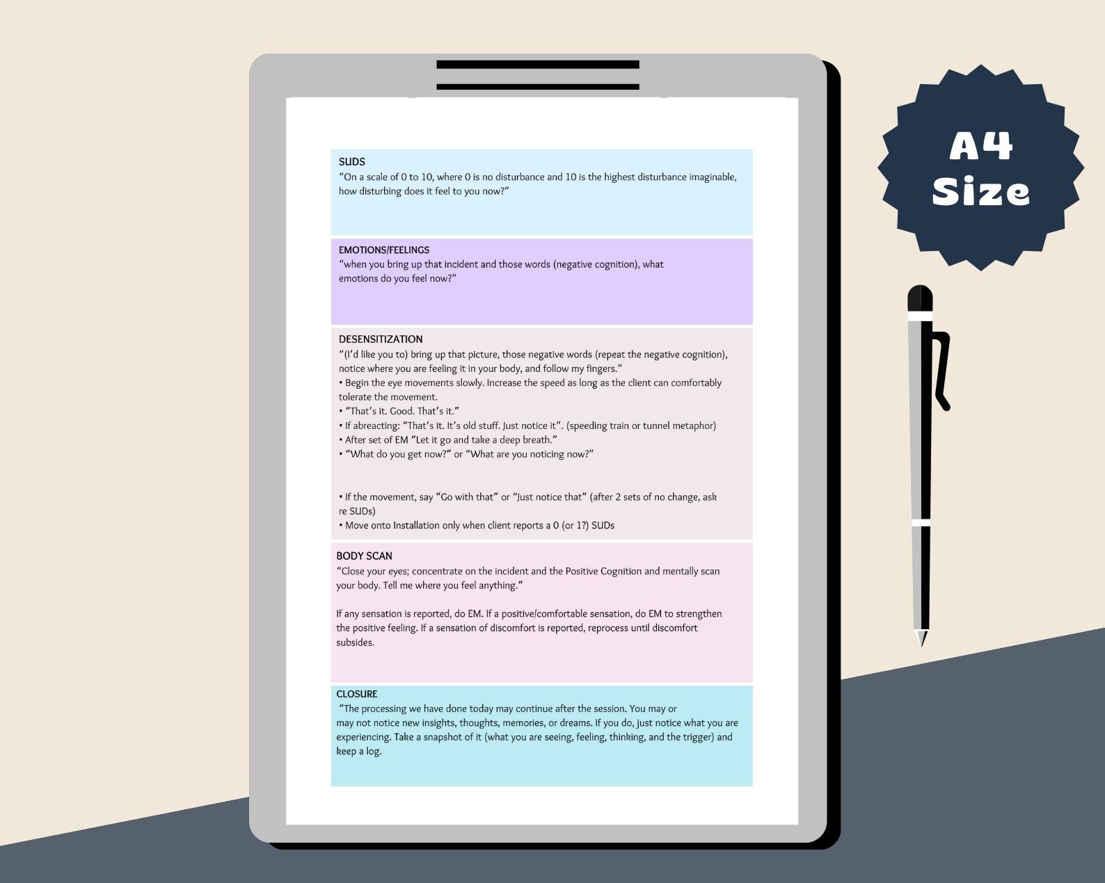 EMDR Script / Prompt, EMDR Scripts & EMDR Worksheets Emdr Tools, Emdr