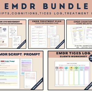 EMDR Bundle, EMDR Interweaves, Emdr pdf worksheet, Emdr Resources, Emdr Guides, Emdr Scripts, Trauma Therapy, Notice That Emdr, Pdf Emdr