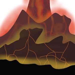 Vulcano per bambini