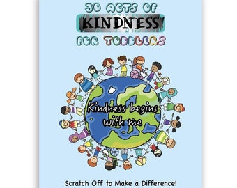 Acts of Kindness for Kids, Scratch Booklet, Advent Calendar, Good deeds, Volunteer, Activities for Kids