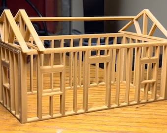 STL File - Model House Frame