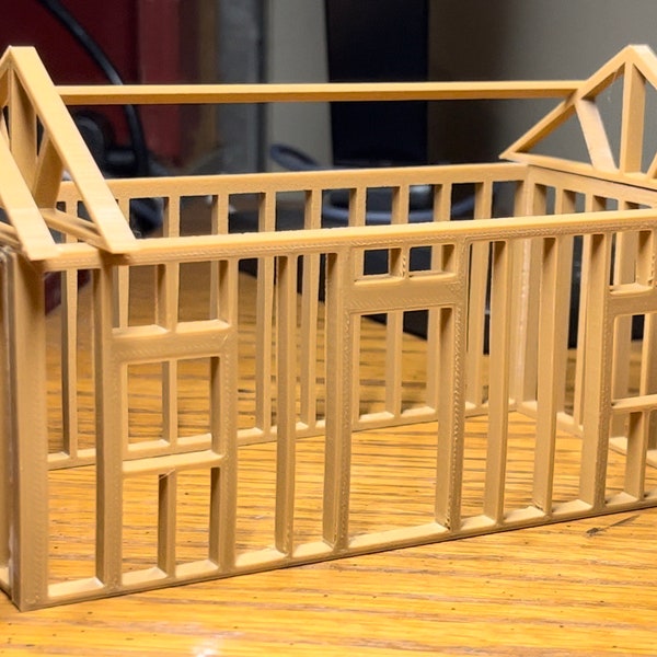 STL File - Model House Frame