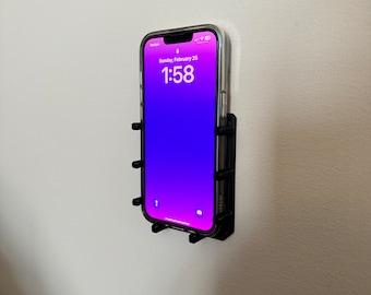 STL File - Modern Style Wall Mount iPhone Holder