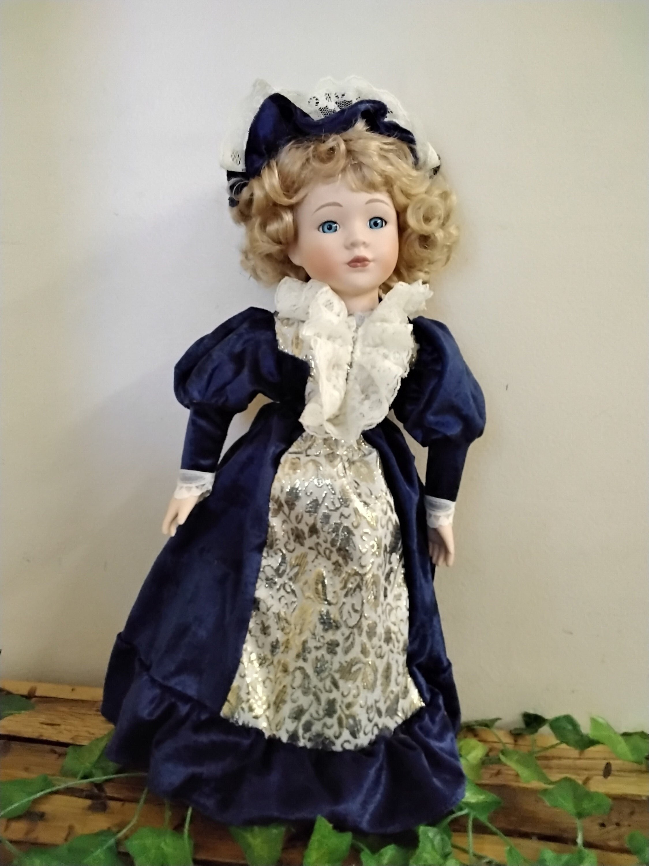 blue dress doll Dark Teal Blue Embellished Gown 14 / Short