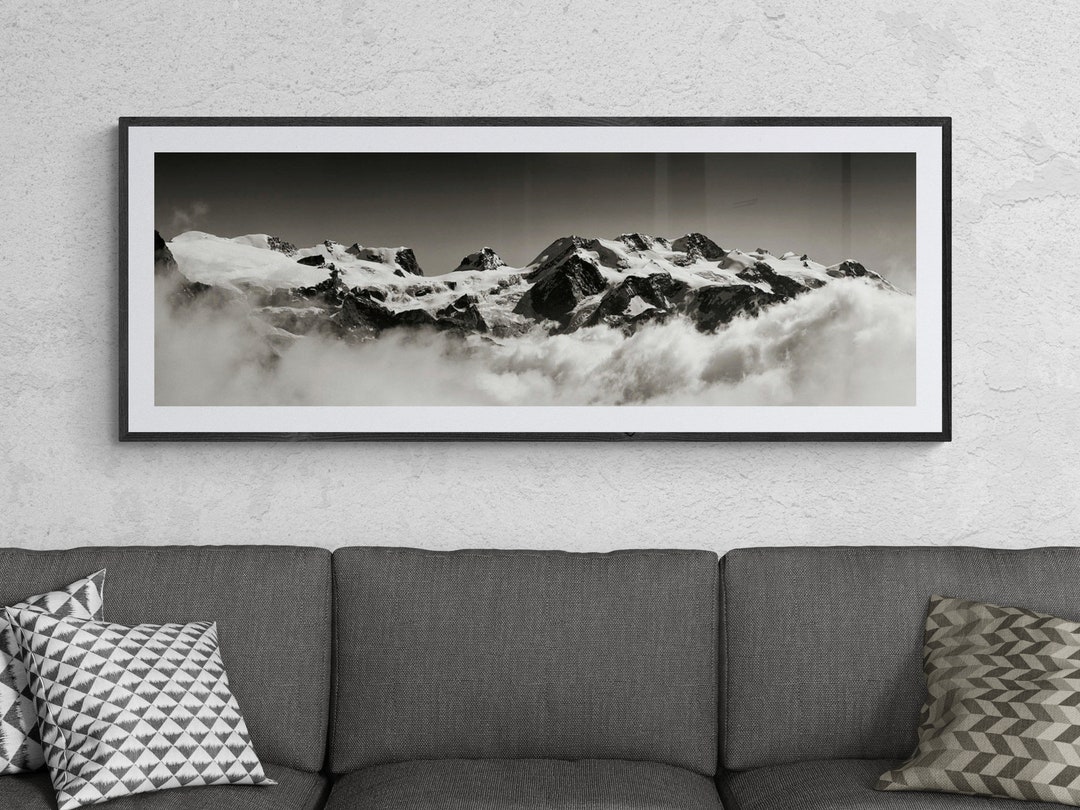 MOUNTAIN PHOTOS, MOUNTAIN Poster, Monte Rosa Print, Mountain ...
