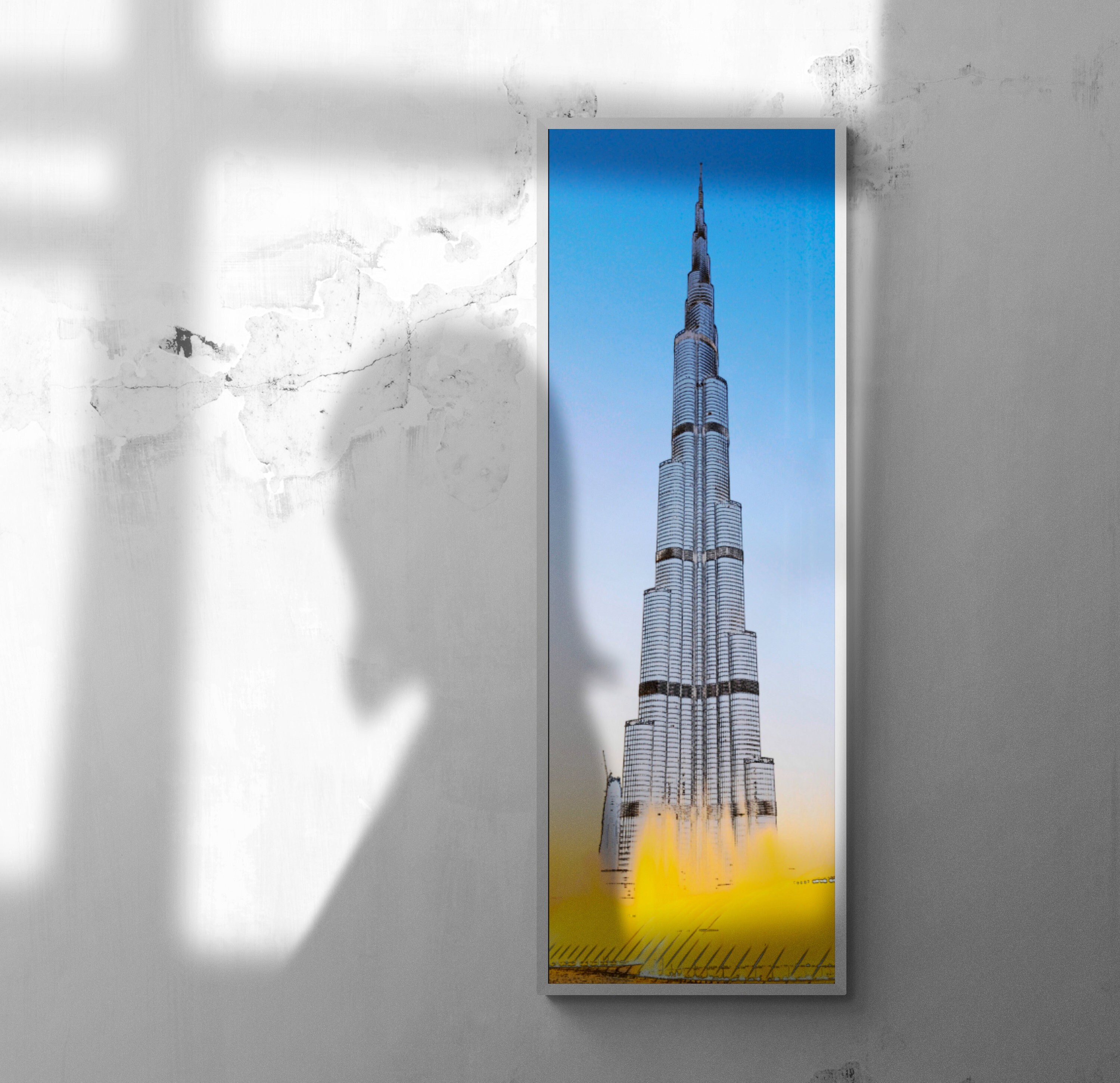 Burj Khalifa Dubai Emirates Cartoon Fine Art Print - Etsy