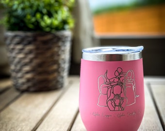 Custom Engraved Wine Tumbler