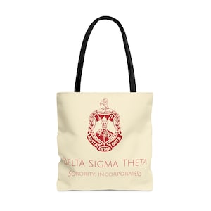 Customized Delta Sigma Theta Tote Bag