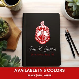 Custom Delta Sigma Theta Sorority, Inc. Hardcover Notebook, Custom Delta Journal