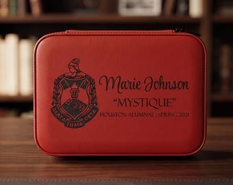 Delta Sigma Theta Custom Engraved Jewelry Box