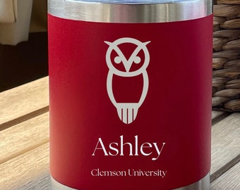 Personalized Chi Omega Tumbler w/ Lid (11 oz)