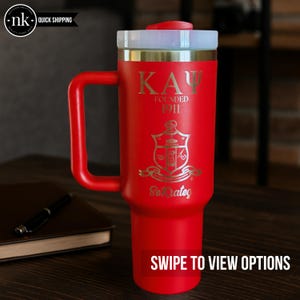 Custom Engraved Kappa Alpha Psi Tumbler (40 oz)