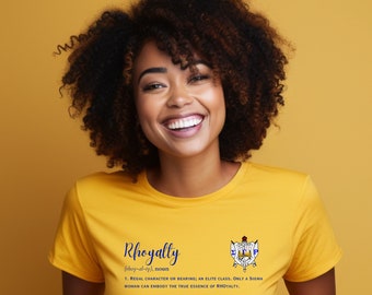 Sigma Gamma Rho Rhoyalty Defined T-Shirt  (V-neck or Unisex Crewneck)