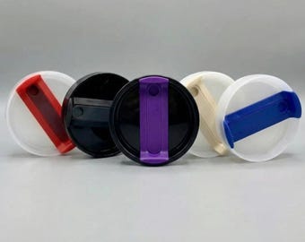 Replacement Lid for 40oz Tumbler, Spill Resistant Straw Lid, Rotating Style