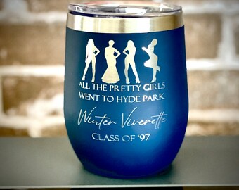 Custom Engraved Wine Tumbler (11 oz)