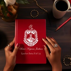 Custom Delta Sigma Theta Sorority, Inc. Hardcover Notebook