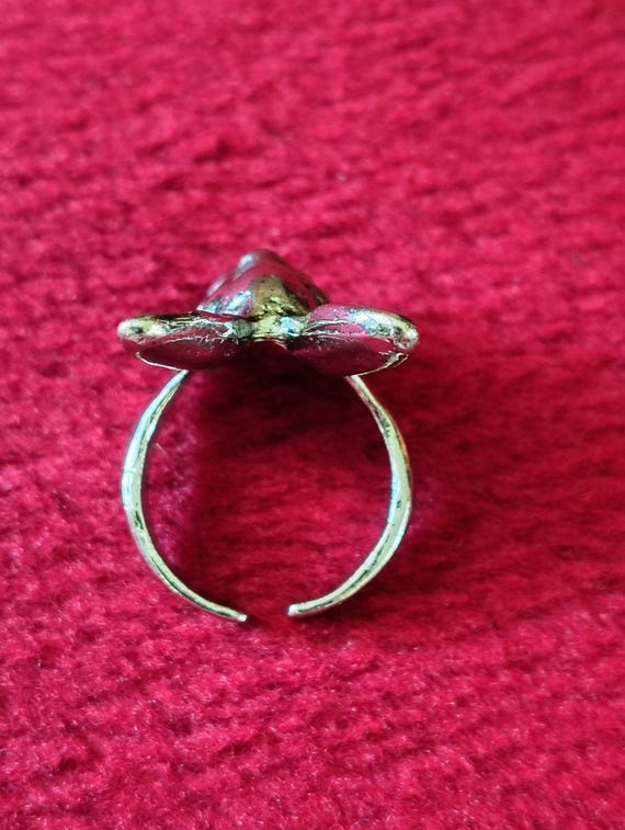 Adjustable Vintage Rabbit Ring - image 3