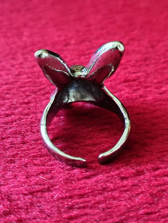 Adjustable Vintage Rabbit Ring - image 5