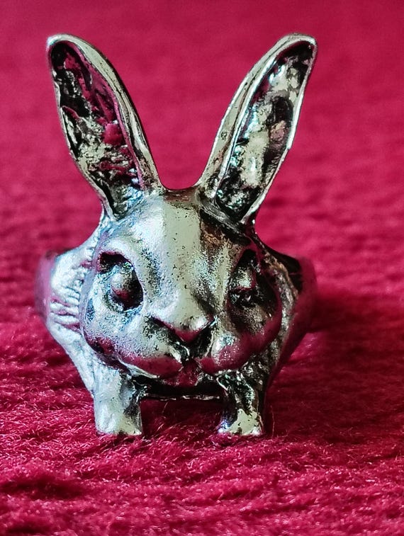 Adjustable Vintage Rabbit Ring - image 9