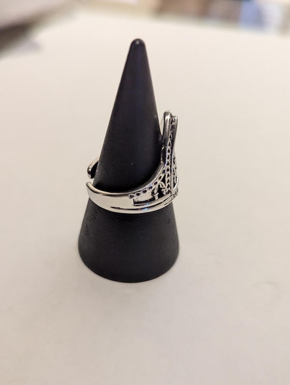 Cathedral Window Adjustable Ring: Vintage - image 3
