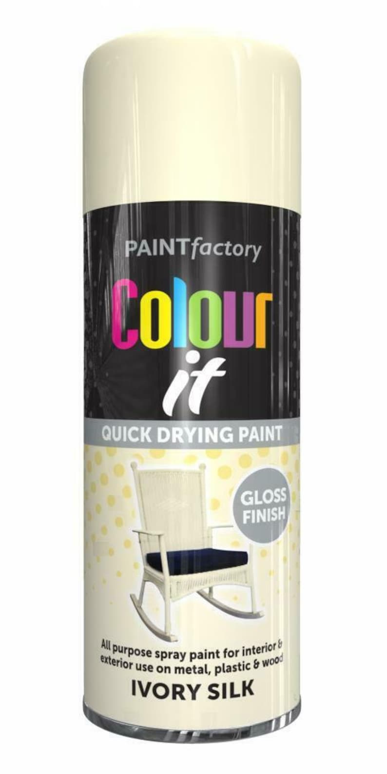 Paint Factory Colour It Spray Paint All Purpose Quick Drying Paint and