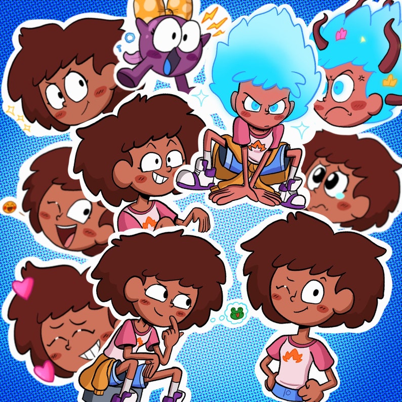 Amphibia Anne Boonchuy Sticker Pack Etsy Canada