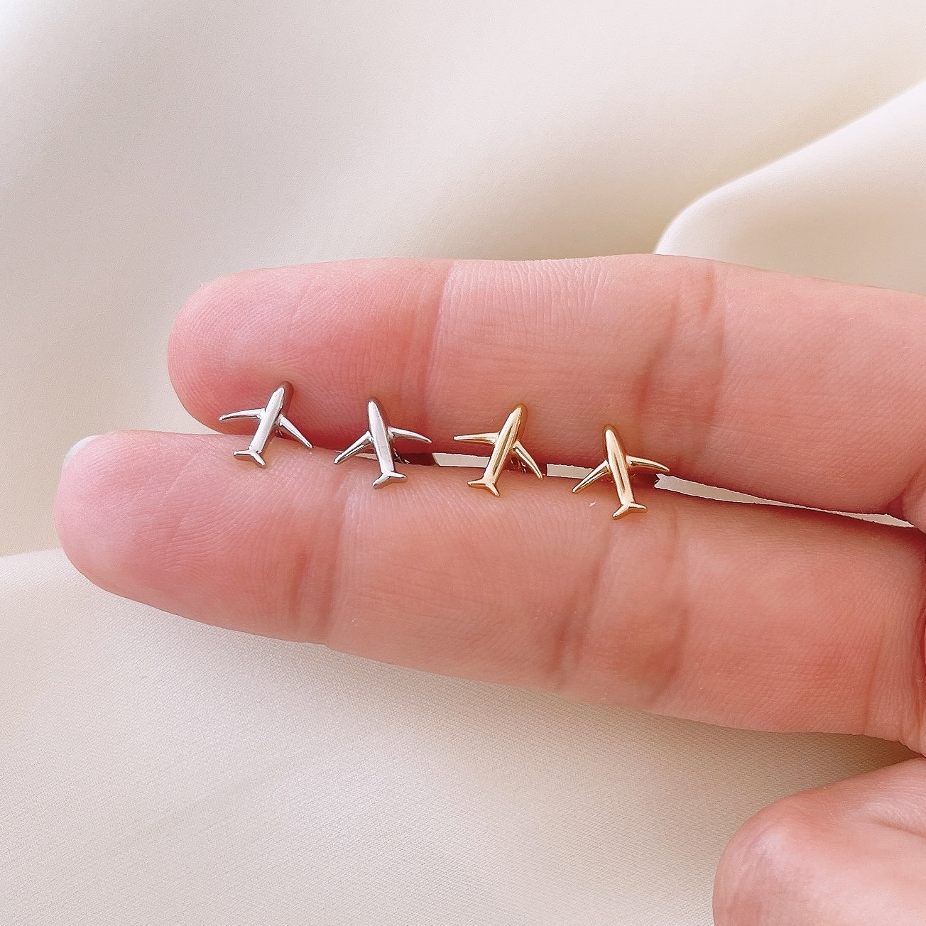Aeroplane earrings best sale