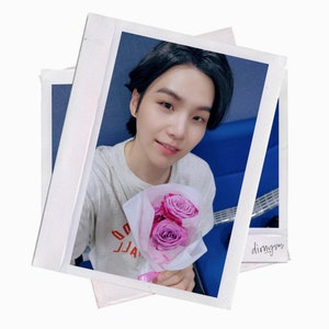 BTS Suga Instax polaroid film