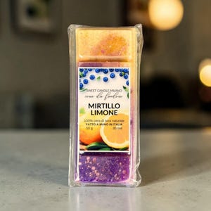 Wosk sojowy o zapachu jagód i cytryny – ręcznie robiony wosk do dyfuzorów, aromaterapia domowa, naturalne zapachy, pomysły na prezenty