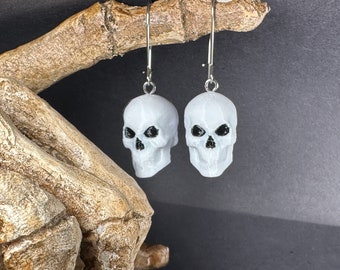 Skelly / Inferno Head Earrings - Multicolor 3D Printed and inspired by the 12 Foot Home Depot Skeleton and Inferno Pumpkin