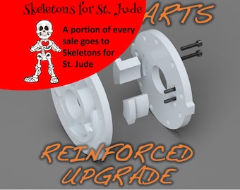 UPGRADED 12ft Skeleton Replacement Bracket for Home Depot Skelly Elbow Neck