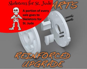 UPGRADED 12ft Skeleton Replacement Bracket for Home Depot Skelly Elbow Neck