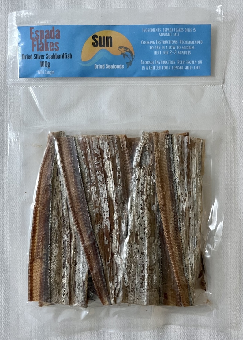 Espada Flakes/dried Scabbardfish/dried Fish/product of the Philippines Etsy
