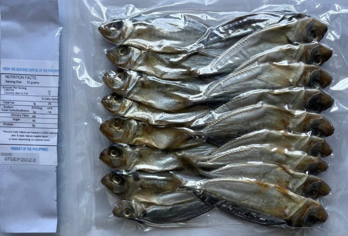 Salay Ginto/dried Yellowstripe Scad Dried Fish Wild Caught Etsy