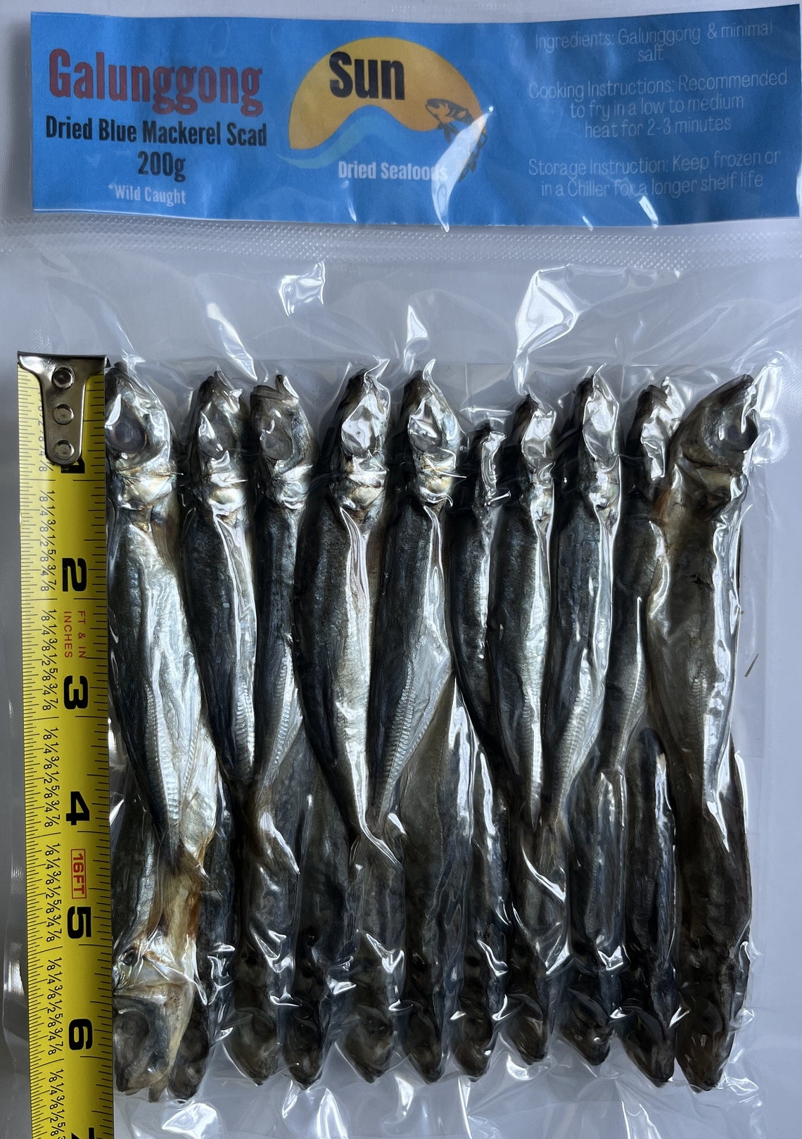 Dried Blue Mackerel Scad/galunggong Buo dried Fish, Wild Caught