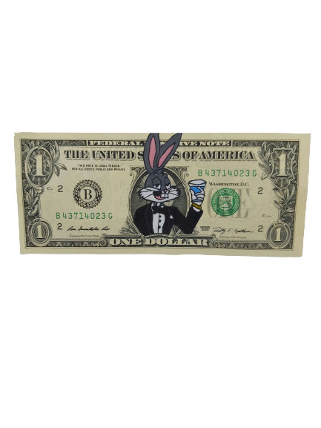 Printable Bunny Dollar