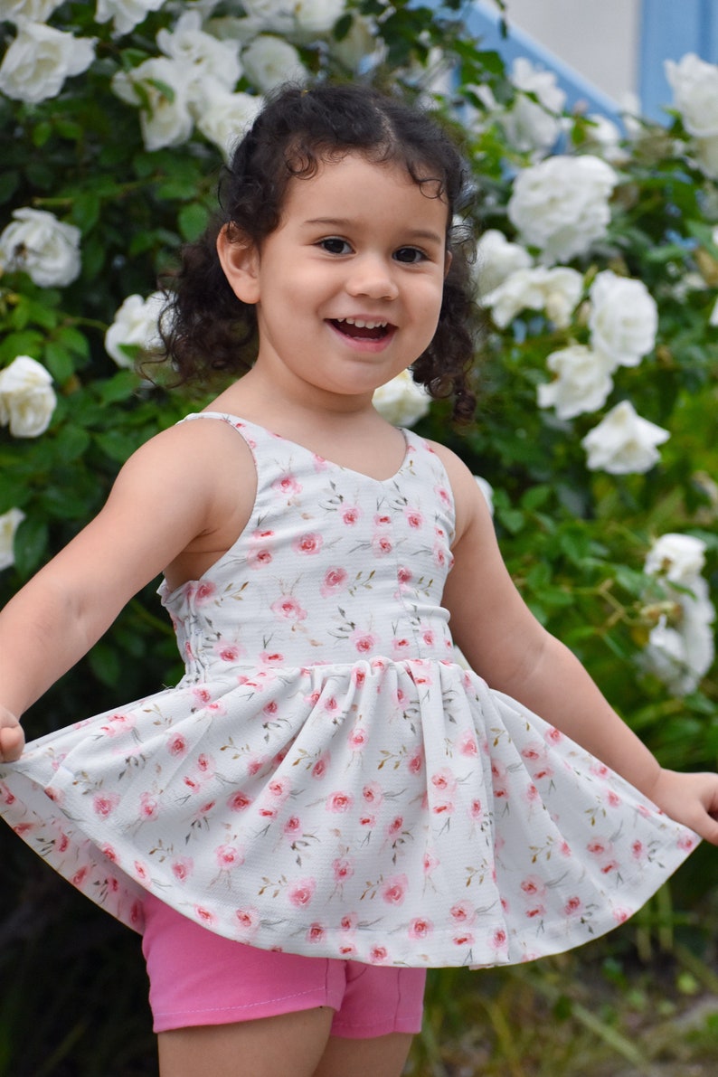 Peach Shorts PDF Sewing Pattern Sizes 18 Months to 14 Years Scallop or