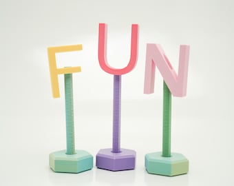 Montessori 3D Alphabet Learning Toy | Fine Motor Skills, Eco-Friendly
