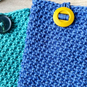 Crochet glasses case pattern, easy crochet pouch pattern for sunglasses and reading glasses