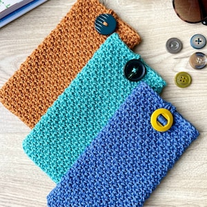 Crochet glasses case pattern, easy crochet pouch pattern for sunglasses and reading glasses
