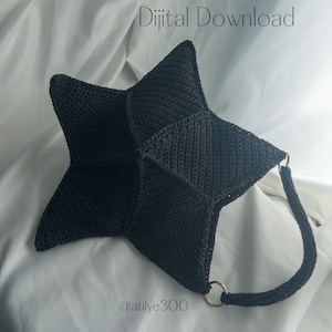 CROCHET PATTERN Crochet Bag Pattern Tote Pattern crochet purse woman bag, Star bag, Perfect Gift,mother gifts, friends gifts,bag for women