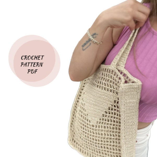 Paper Yarn Mesh Bag , Casual Shoulder Bag, Knitted Bag, Crochet Cream Color bag, Summer Beach Bag, Market Bag, Shoulder Bag, Fashion, Beach