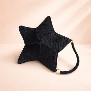 Star Shaped Crochet Bag Pattern PDF, Trendy Statement Purse (Digital Download)