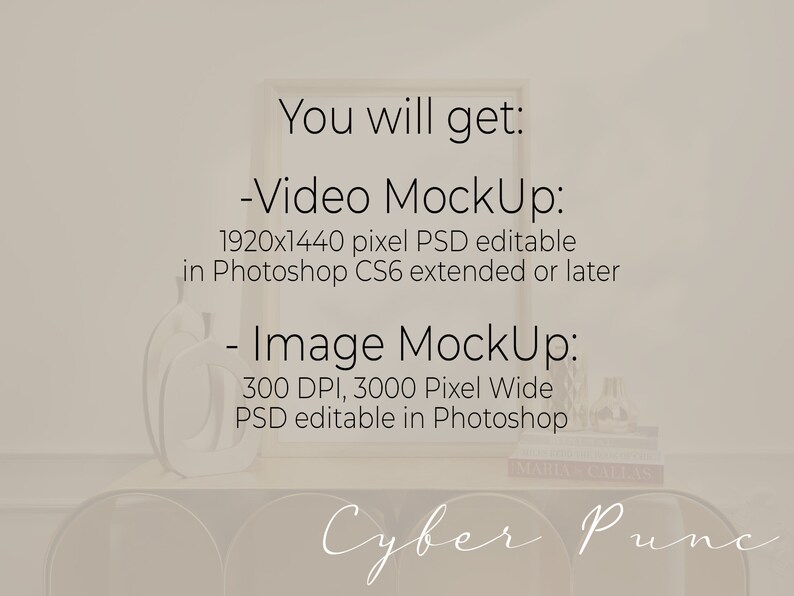 Video and Image Mockup, Animated Seamless Loop Mockup, Natural Shadows ...